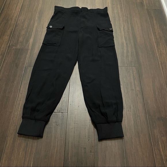 MARNI Made In Italy Black Ladies Viscose Blend Cargo Jogger Pants Size 4… - Picture 1 of 11